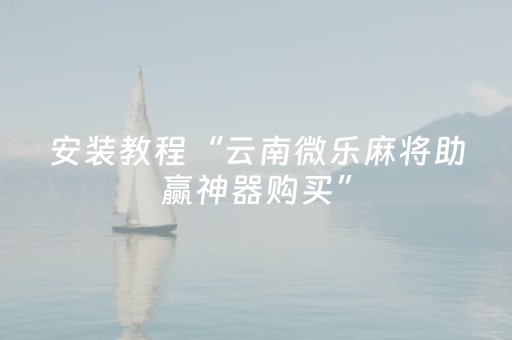 终于发现“情怀麻将控牌器（助赢神器通用版）