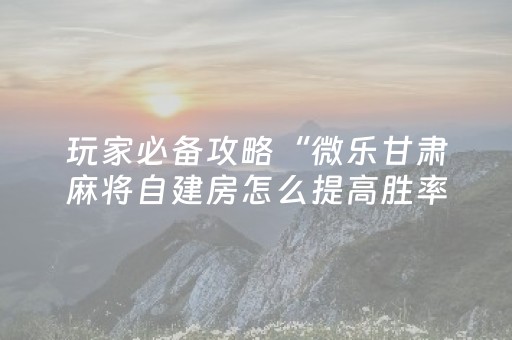 玩家实测“财神十三张怎么设置提高好牌率（助赢神器通用版）