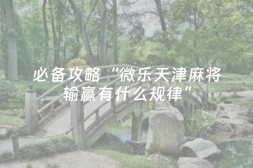 今日盘点“广东雀神麻将输赢规律”（详细辅助教程）-哔哩哔哩