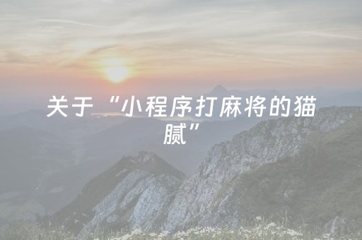 玩家必看攻略“吉祥麻将填大坑插件（助赢神器通用版）