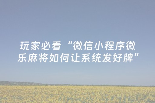 必看教程“牵手跑胡子辅助器最新版（专用辅牌神器免安装）