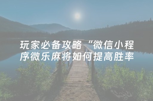 实测辅助“怎样检测麻将机是否被安装程序了（助赢神器通用版）