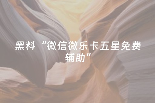 终于发现“微乐龙江跑得快有挂吗（专用辅牌神器免安装）