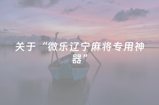 终于发现“微乐家乡麻将修改器（专用辅牌神器免安装）