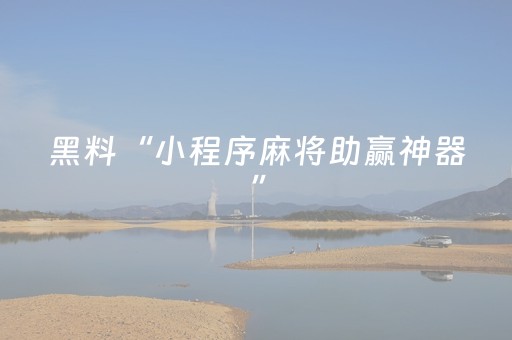 教程辅助“手机三公作弊（助赢神器通用版）