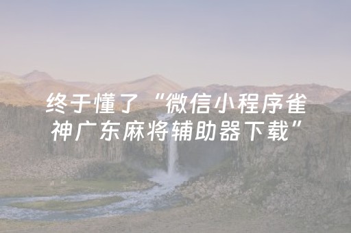 3分钟学会“微乐麻将有猫腻吗（专用辅牌神器免安装）