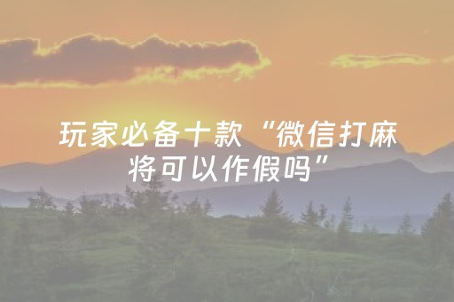玩家实测“兴动麻将漏宝秘籍（专用辅牌神器免安装）