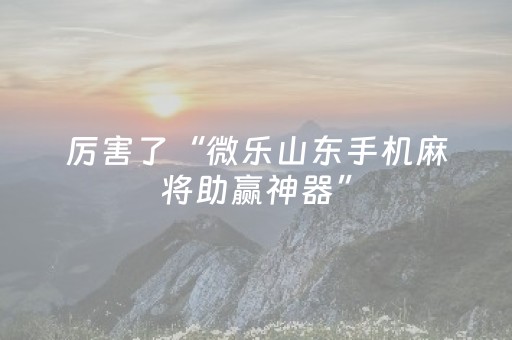 我来教大家“天天麻将助赢神器购买（助赢神器通用版）