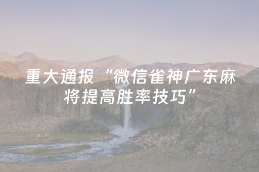 实测教程“小程序麻将游戏防作弊（助赢神器通用版）