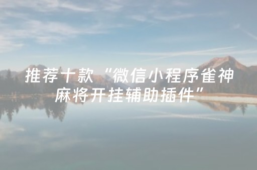 我来教大家“棋牌室麻将机助赢神器（助赢神器通用版）