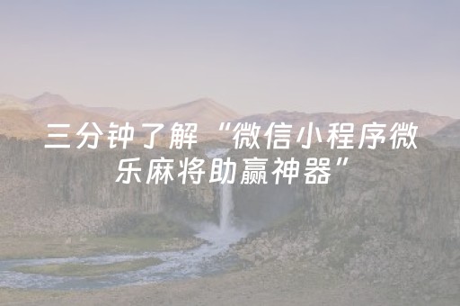 实测结果“微乐天津麻将有挂吗（专用辅牌神器免安装）