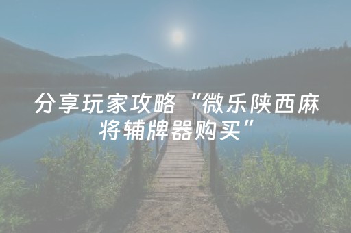 分享辅助“微乐手机麻将怎样开的挂（专用辅牌神器免安装）