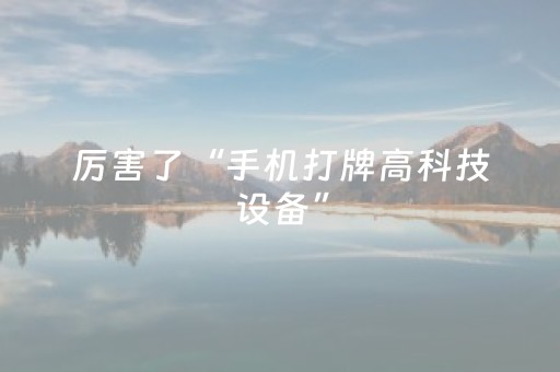玩家实测“微乐河北麻将胡牌神器（专用辅牌神器免安装）