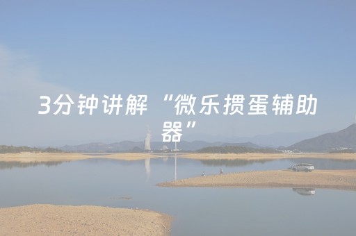 2分钟秒懂！“微乐麻将主助赢神器购买”（详细辅助教程）-哔哩哔哩