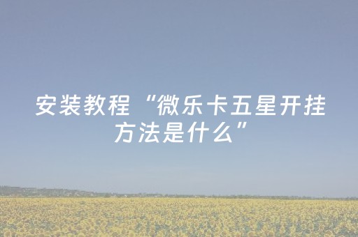 教程辅助“手机麻将挂先试用后付款（专用辅牌神器免安装）