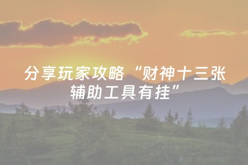 终于发现了“小程序微乐麻将怎么玩提高胜率（专用辅牌神器免安装）