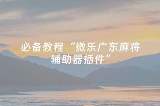 终于发现“手机打牌透明软件（助赢神器通用版）