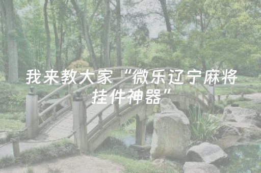 新版本“微乐辽宁麻将辅牌器”（详细透视教程）-哔哩哔哩