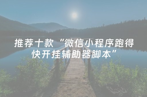 终于发现了“牵手跑胡子辅助器最新版（专用辅牌神器免安装）