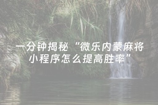 新版本“微乐河南麻将有挂吗”（详细透视教程）-哔哩哔哩