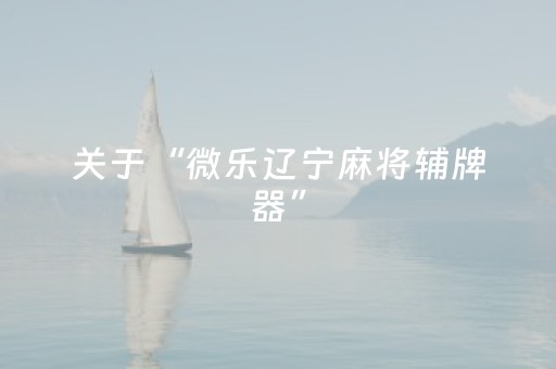 终于发现了“微乐麻将神器680元是真的吗（专用辅牌神器免安装）