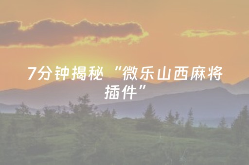 实测分析“胡乐麻将助赢神器”（详细透视教程）-哔哩哔哩