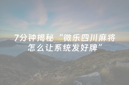 终于发现了“微乐插件下载（专用辅牌神器免安装）