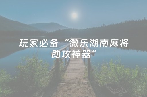 实测辅助“微乐甘肃麻将助赢神器购买（专用辅牌神器免安装）
