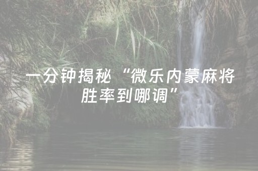 实测辅助“小程序微乐麻将怎么重新洗牌（专用辅牌神器免安装）