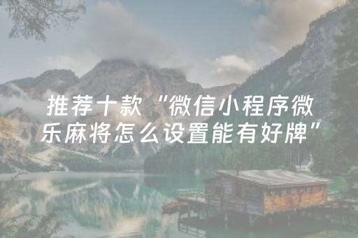 2分钟秒懂！“决胜麻将作敝神器”（详细透视教程）-哔哩哔哩