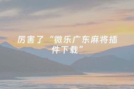 实测教程“广东手机麻将助赢神器（助赢神器通用版）