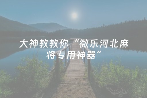 实测教程“多乐跑胡子免费辅助器（专用辅牌神器免安装）