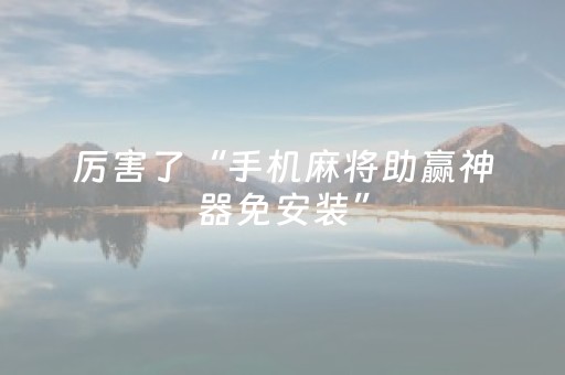 玩家必备教程“手机微乐麻将助攻神器”（详细透视教程）-哔哩哔哩