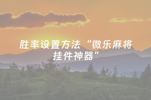 终于发现“决胜麻将助手软件（专用辅牌神器免安装）