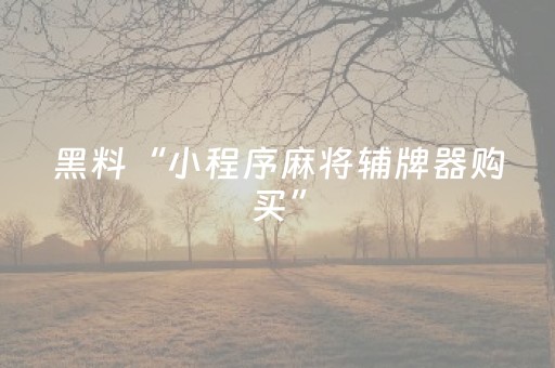 终于发现了“麻友圈2辅助软件（助赢神器通用版）