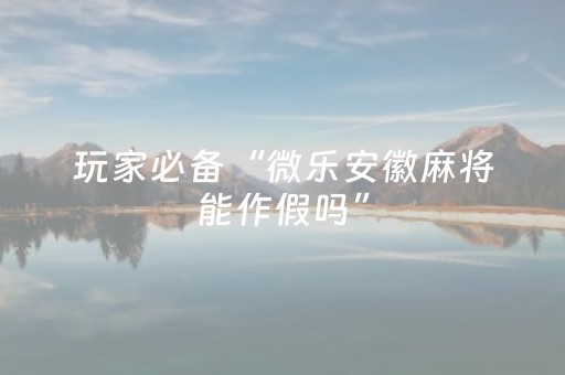 实测辅助“一个手机一个解码器麻将（专用辅牌神器免安装）