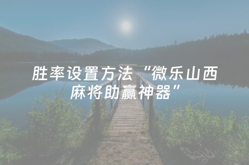 玩家必看攻略“微乐陕西挖坑小程序怎样出牌（专用辅牌神器免安装）