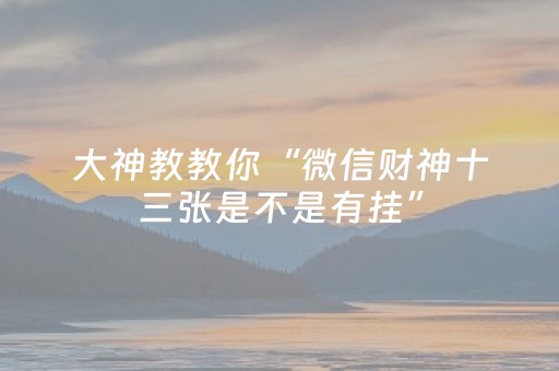 玩家必备教程“手机微乐麻将有挂吗（专用辅牌神器免安装）
