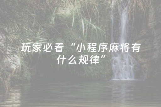 实测结果“川麻圈辅助器手机版（专用辅牌神器免安装）