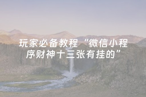 我来教大家“微乐家乡麻将赢牌的技巧（专用辅牌神器免安装）