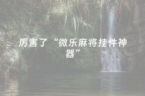实测辅助“微乐广东麻将如何赢的秘诀（专用辅牌神器免安装）