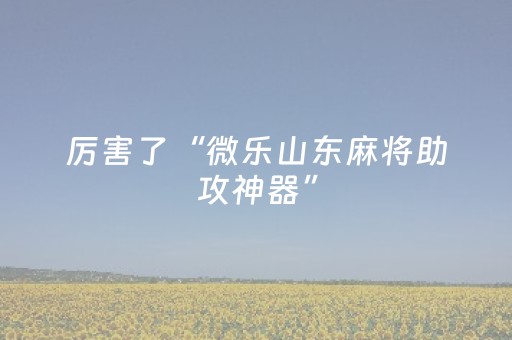 分享辅助“手机十三水开外挂（助赢神器通用版）