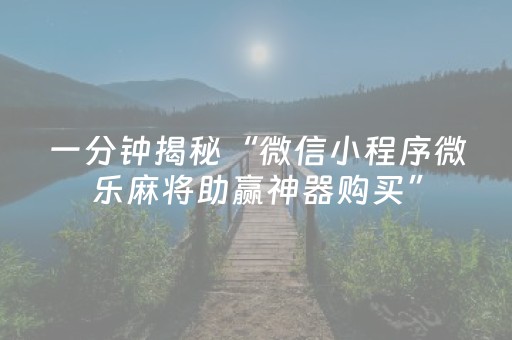 玩家实测“微乐怎样设置赢的概率（助赢神器通用版）