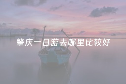 肇庆一日游去哪里比较好（肇庆一日游推荐）