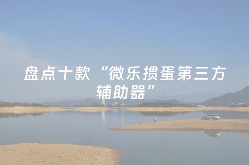 盘点十款“微乐掼蛋第三方辅助器”（如何让系统发好牌)