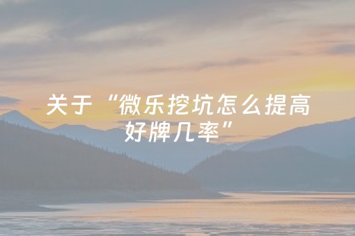 实测辅助“小程序麻将插件（专用辅牌神器免安装）