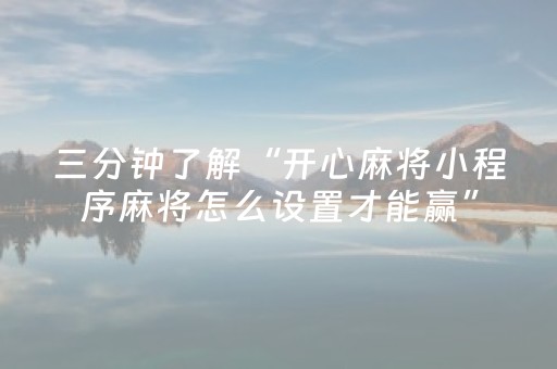 必看教程“微信小程序雀神辅助器安装包（专用辅牌神器免安装）
