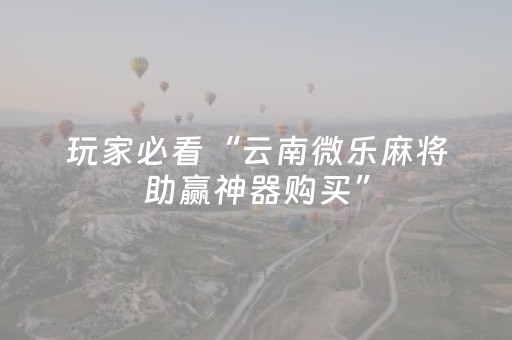 实测辅助“最新程序麻将机第九代（专用辅牌神器免安装）