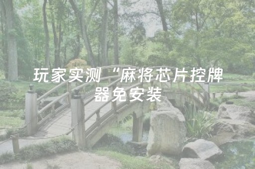 玩家实测“决胜手机麻将软挂神器（专用辅牌神器免安装）