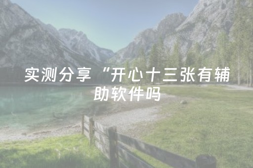 实测分享“麻将机手机助赢神器（专用辅牌神器免安装）